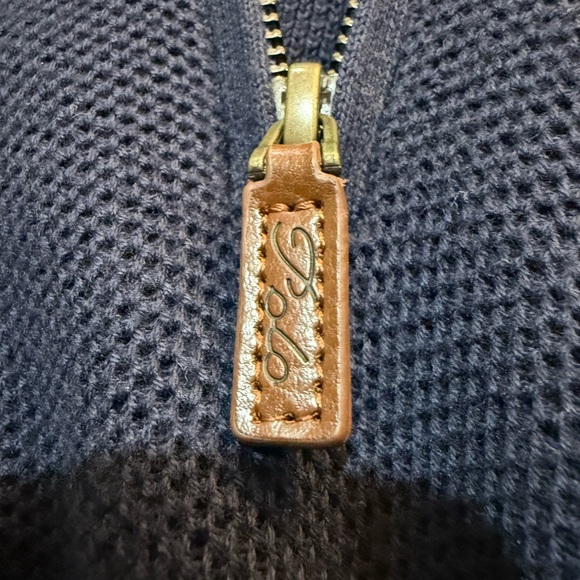 Polo Ralph Lauren Men’s Pima Cotton Navy 1/4 Zip Sweater Size XXL - Picture 3 of 9